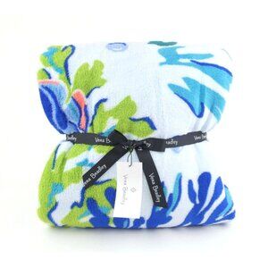 Vera Bradley Seascape Throw Blanket NWT 80" x 50"